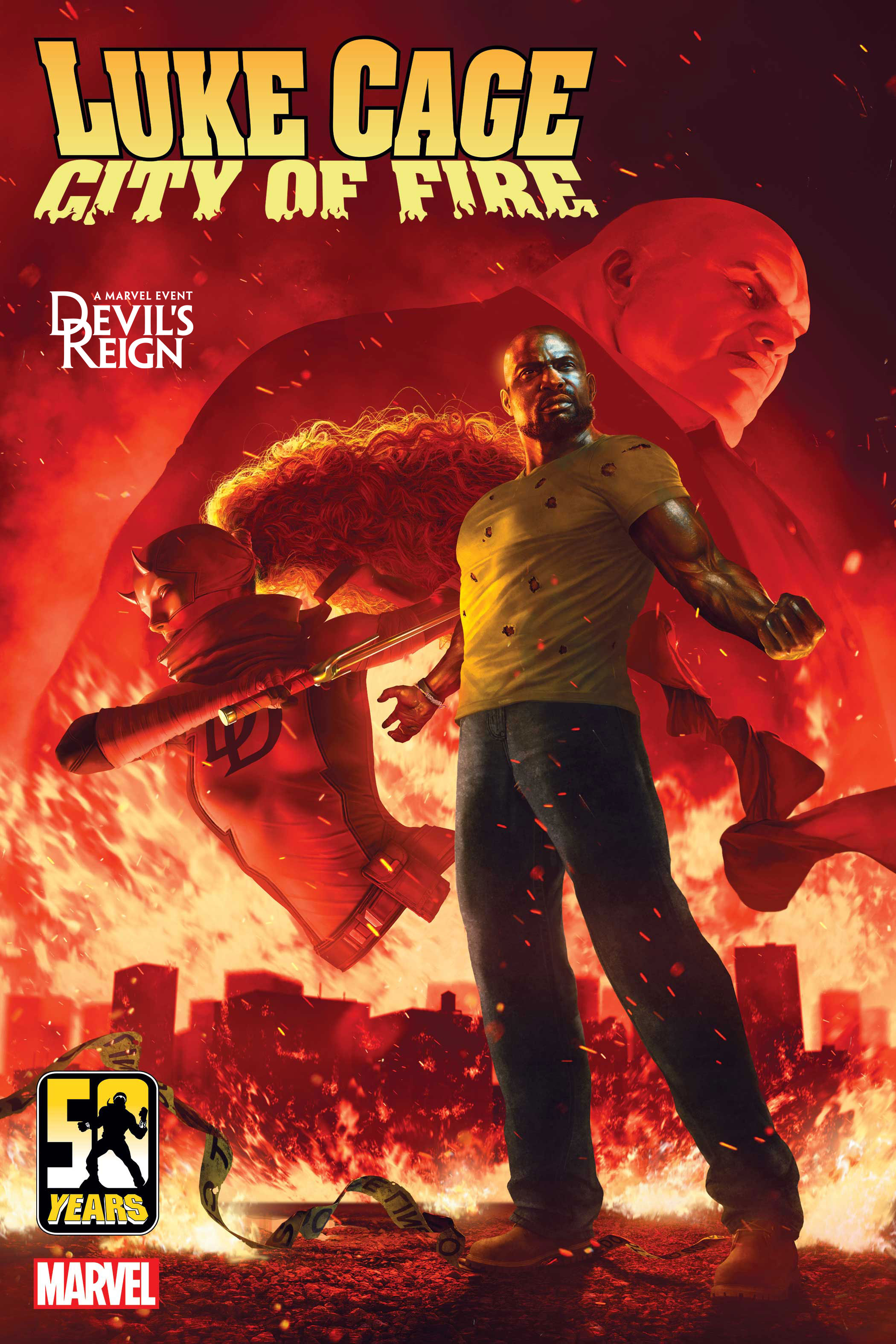 Luke Cage: City of Fire #2 varyant kapağı