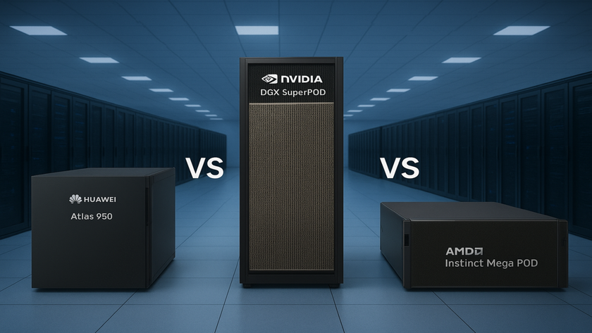 Huawei Atlas 950 SuperPoD vs Nvidia DGX SuperPOD vs AMD Instinct Mega POD