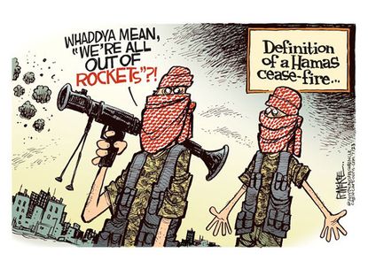 Editorial cartoon Mideast turmoil