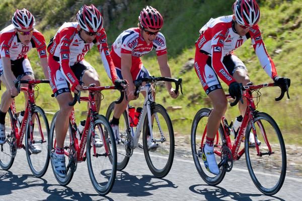 Bissell were dominant in the men's race.