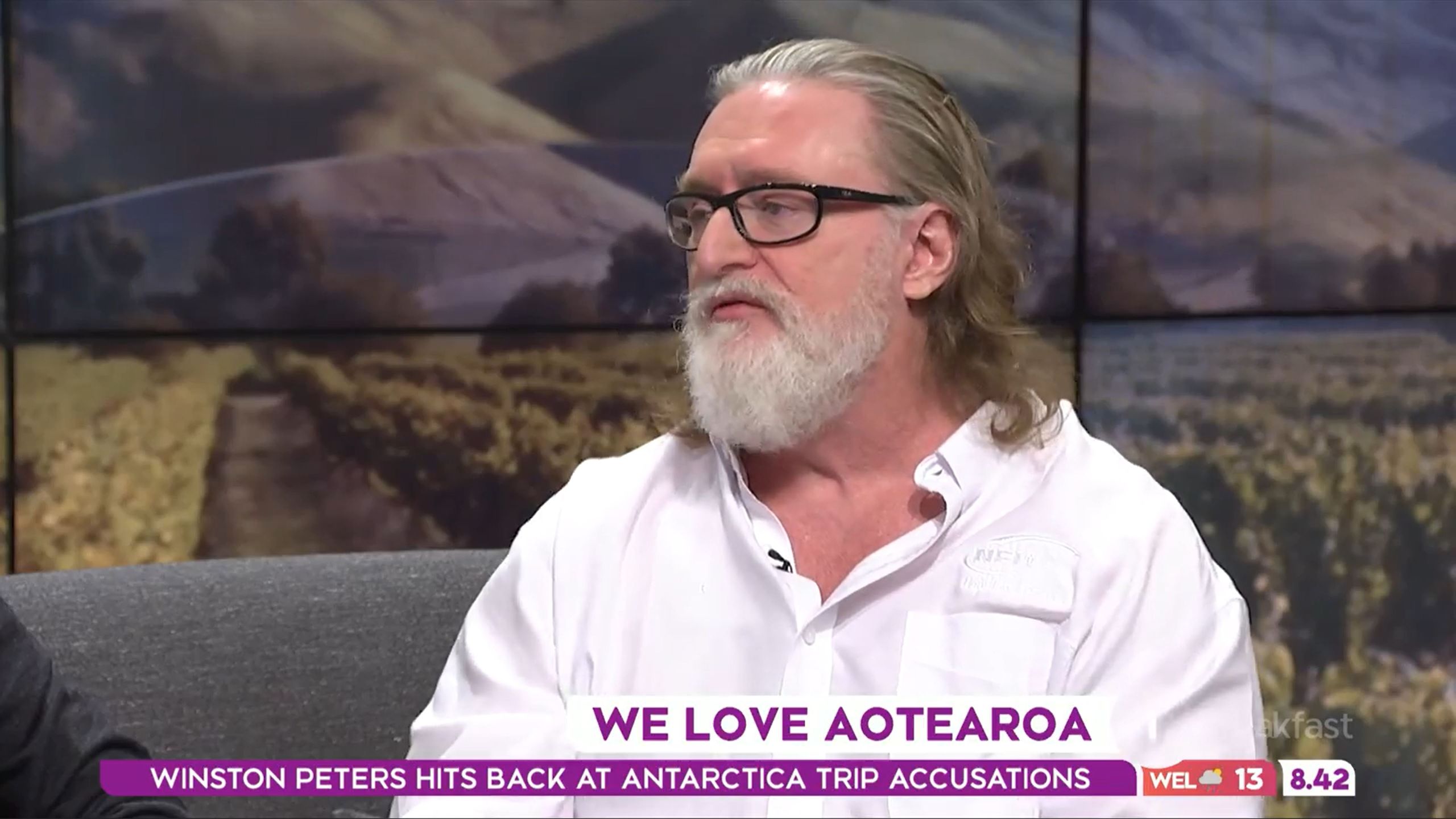 Gabe Newell has been a 'COVID refugee' in New Zealand since March