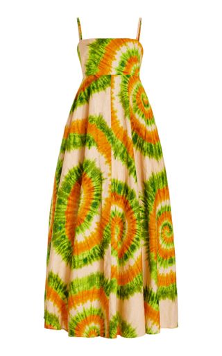 Exclusive Sun Shack Tie-Dyed Woven Maxi Dress