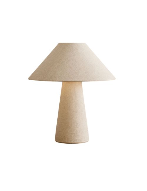 Ivy Bronx Nori Table Lamp Flecked White 