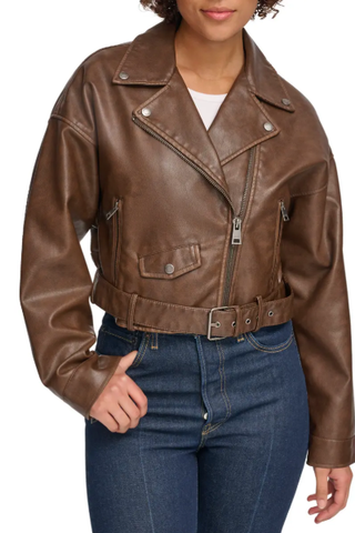 Levi's Faux Leather Moto Jacket (Was $150) 