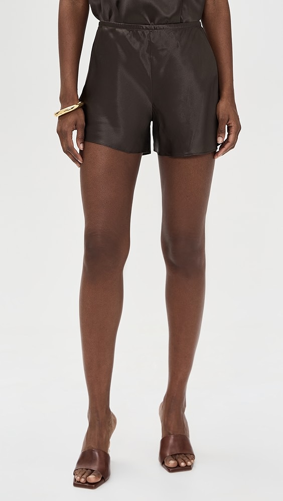 Reformation Gale Silk Shorts