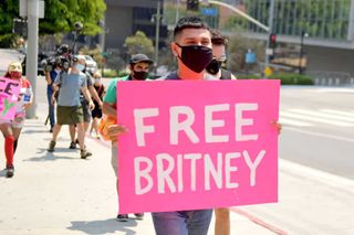 #FreeBritney protests.