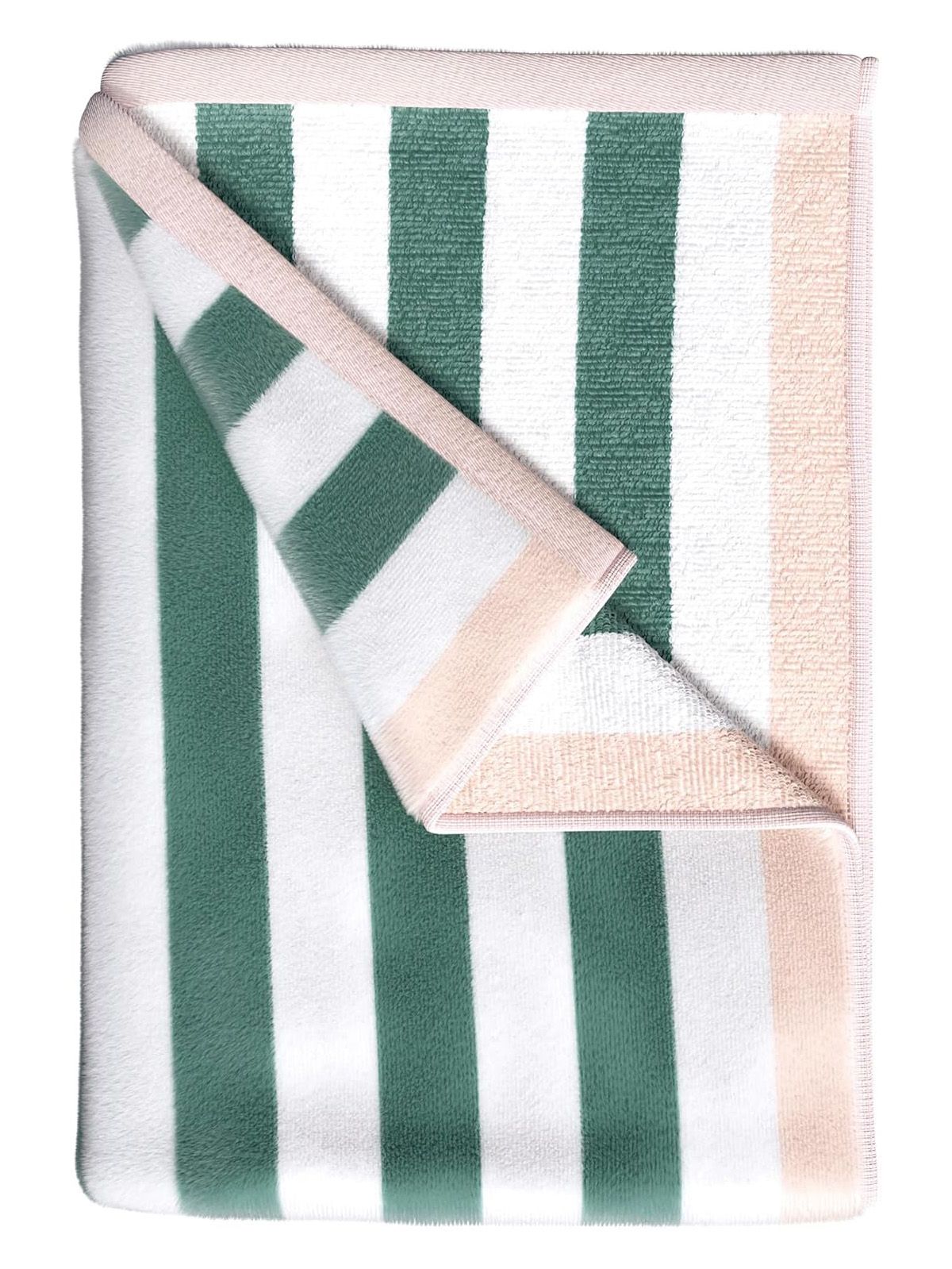 Great Bay Home 100% Cotton Velour Beach Towels - Oversized (35