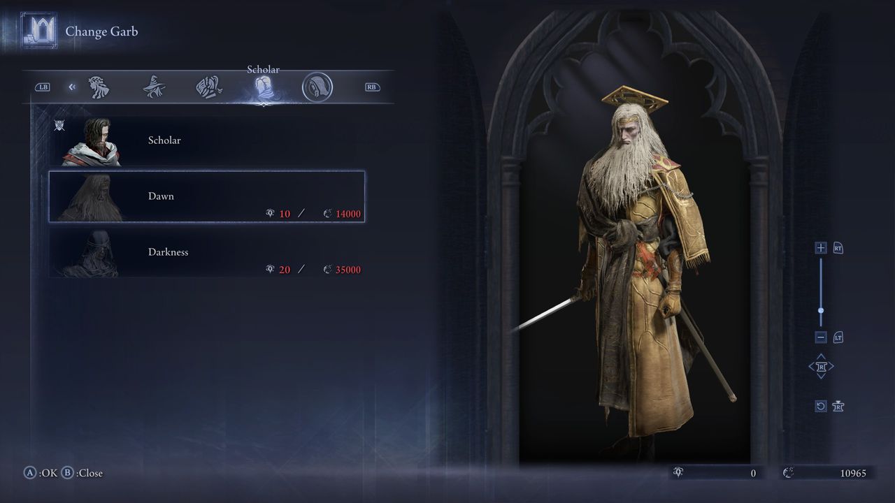 Elden Ring Nightreign DLC skins - Scholar Dawn