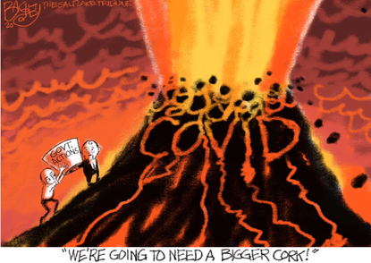 Editorial Cartoon U.S. COVID surge