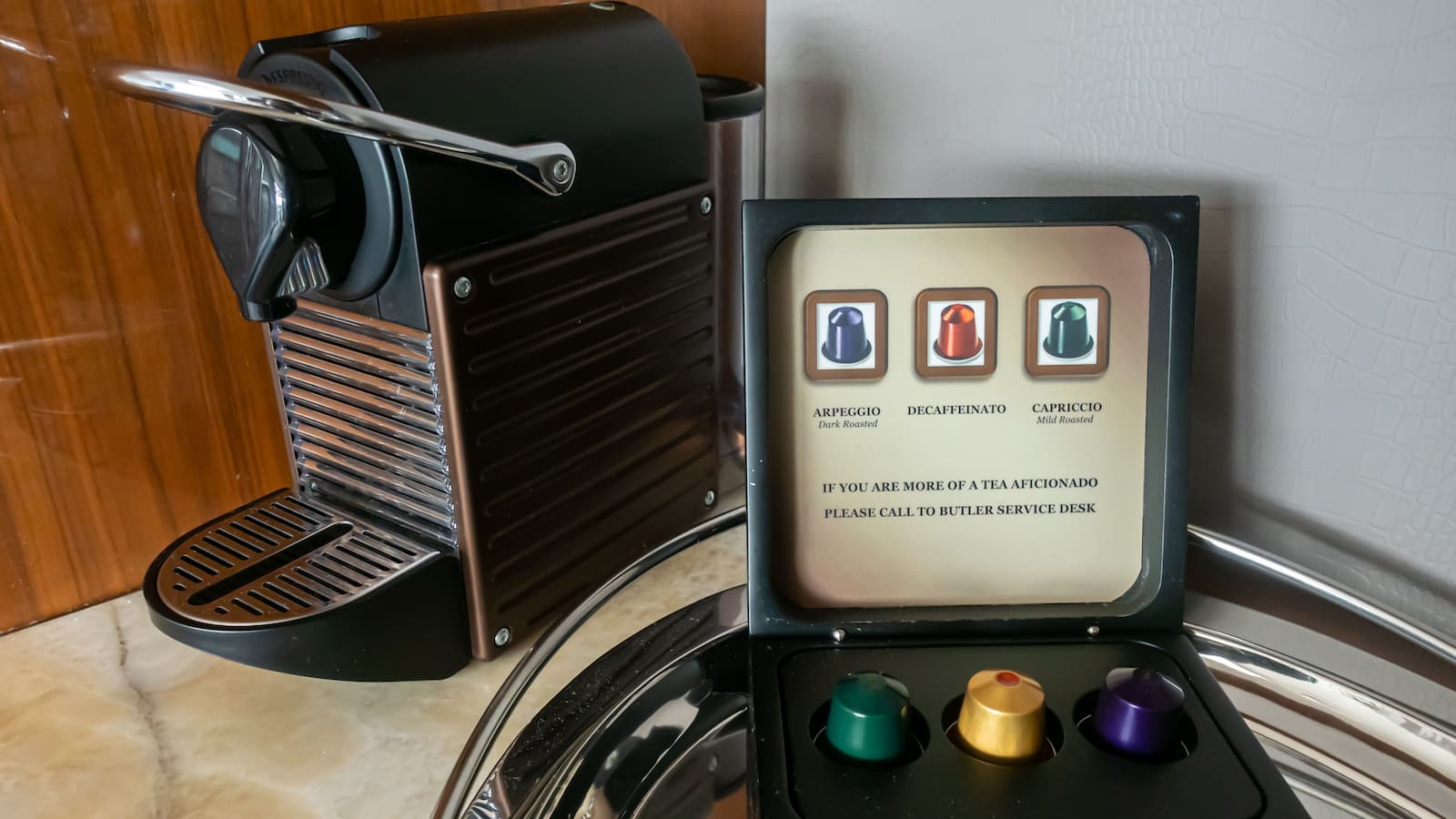 Krups Nespresso Pixie model, a compact espresso maker designed for use with Nespresso Original Line capsules