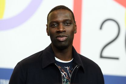 Omar Sy is seen at the "Police" (Night Shift) press conference during the 70th Berlinale International Film Festival 