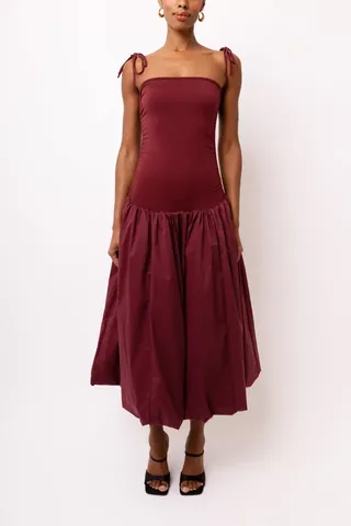 Amy Lynn Puffball Midi Dress