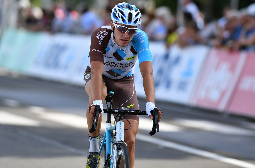 Alexis Gougeard (AG2R-La Mondiale) was a late attacker in the race