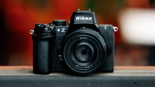 Nikon Z50II closeup with blurred background