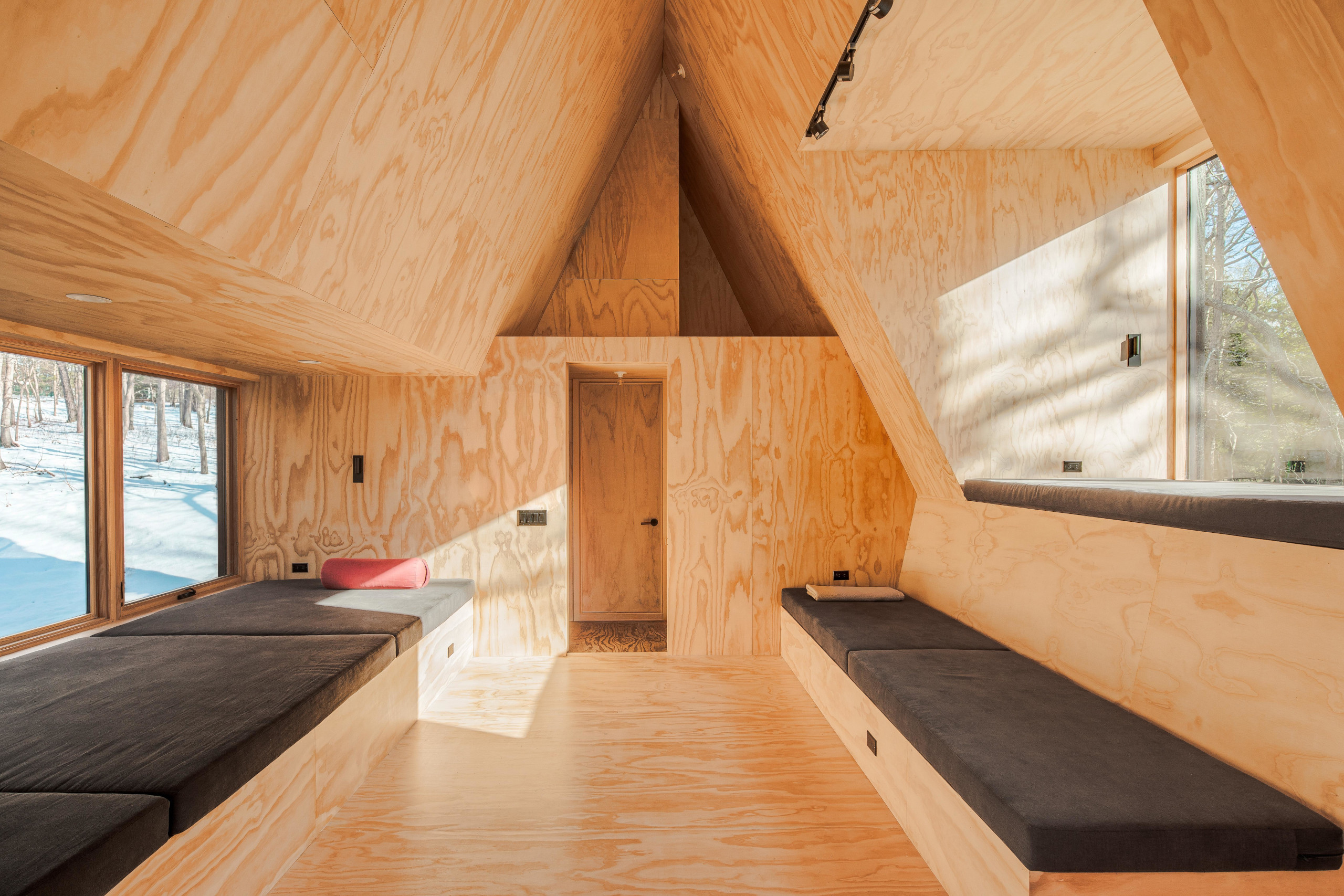 The retreat offers a flexible space for a variety of wellness practices