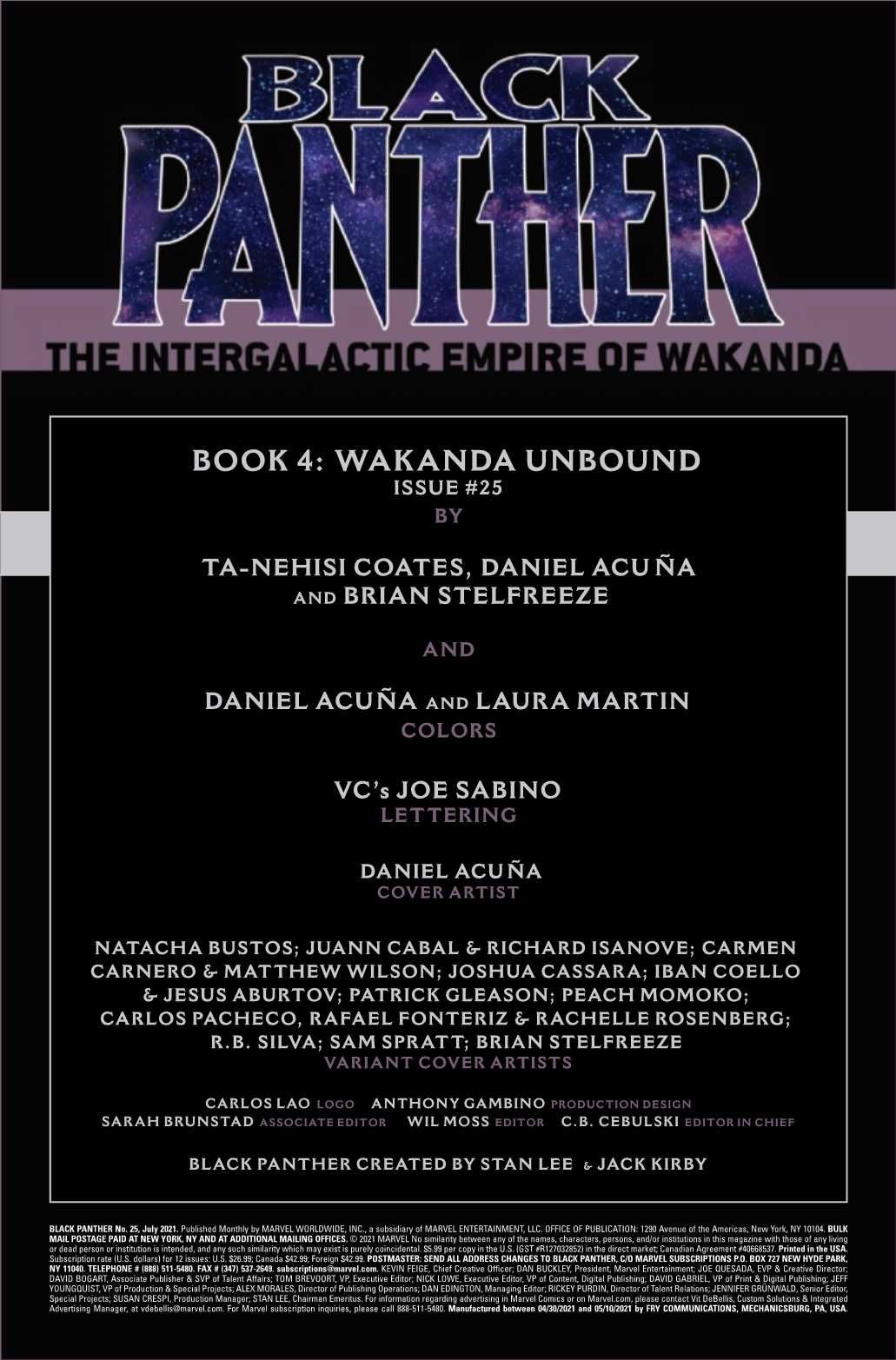 Black Panther #25