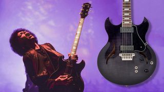 Left-Prince performs onstage at Warner Theatre on June 14, 2015 in Washington, DC.; Right - Prince's Vox HDC-77