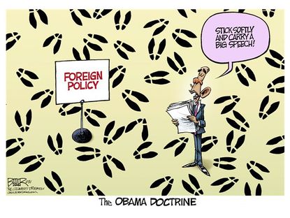 Obama cartoon foreign policy