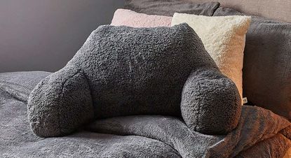Dunelm cuddle cushion in charcoal 