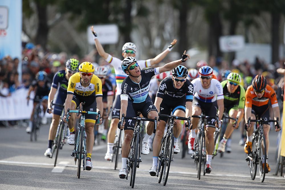 Gianni Meersman (Etixx-Quickstep) wins the first stage of Volta ao Algarve