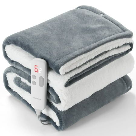 Electric Throw Blanket With 6 Heating Levels