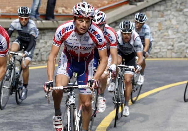 Danilo Di Luca (Katusha) worked hard for Joaquim Rodriguez.