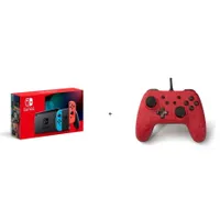 Nintendo Switch Red &amp; Blue console | PowerA wired controller | $299 at Walmart