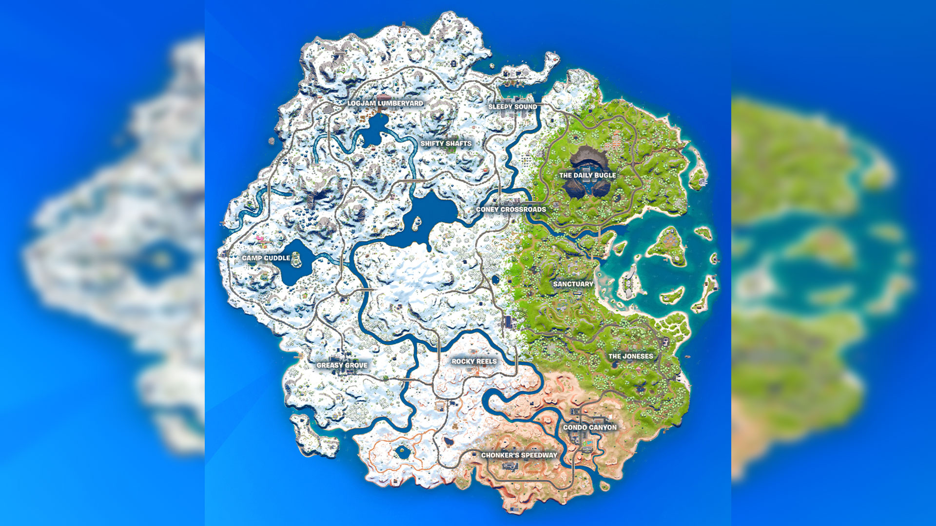 Fortnite map Chapter 3 Season 1