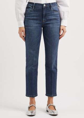 Frame, Le High Straight cropped jeans