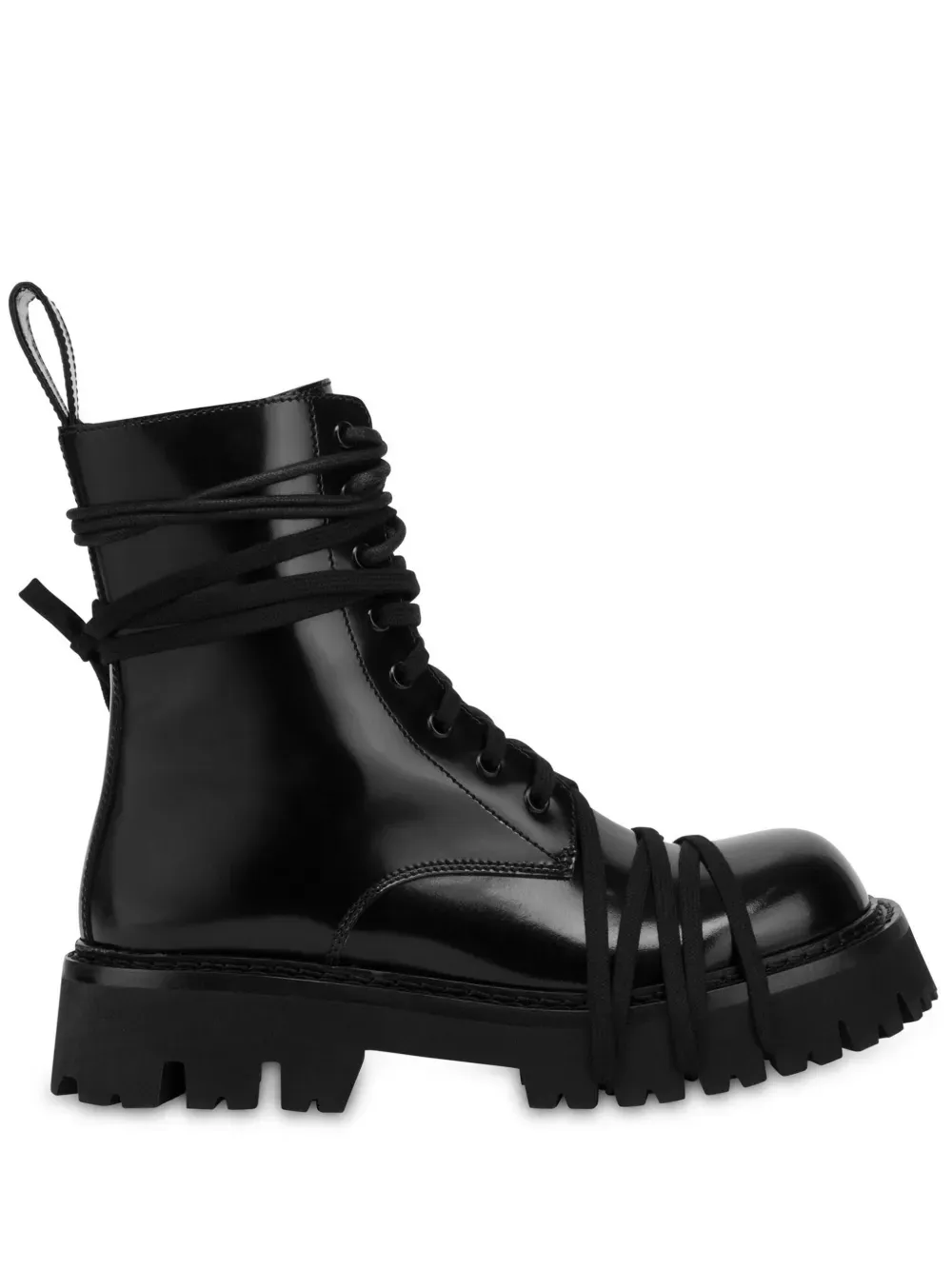 Moschino Lace-Up Combat Boots | 35