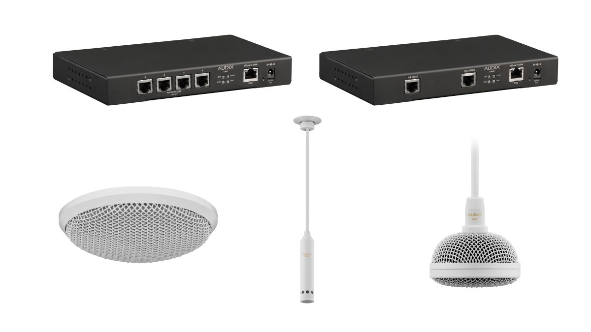Audix Dante|AES67 microphone networking system
