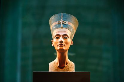 Queen Nefertiti's bust.