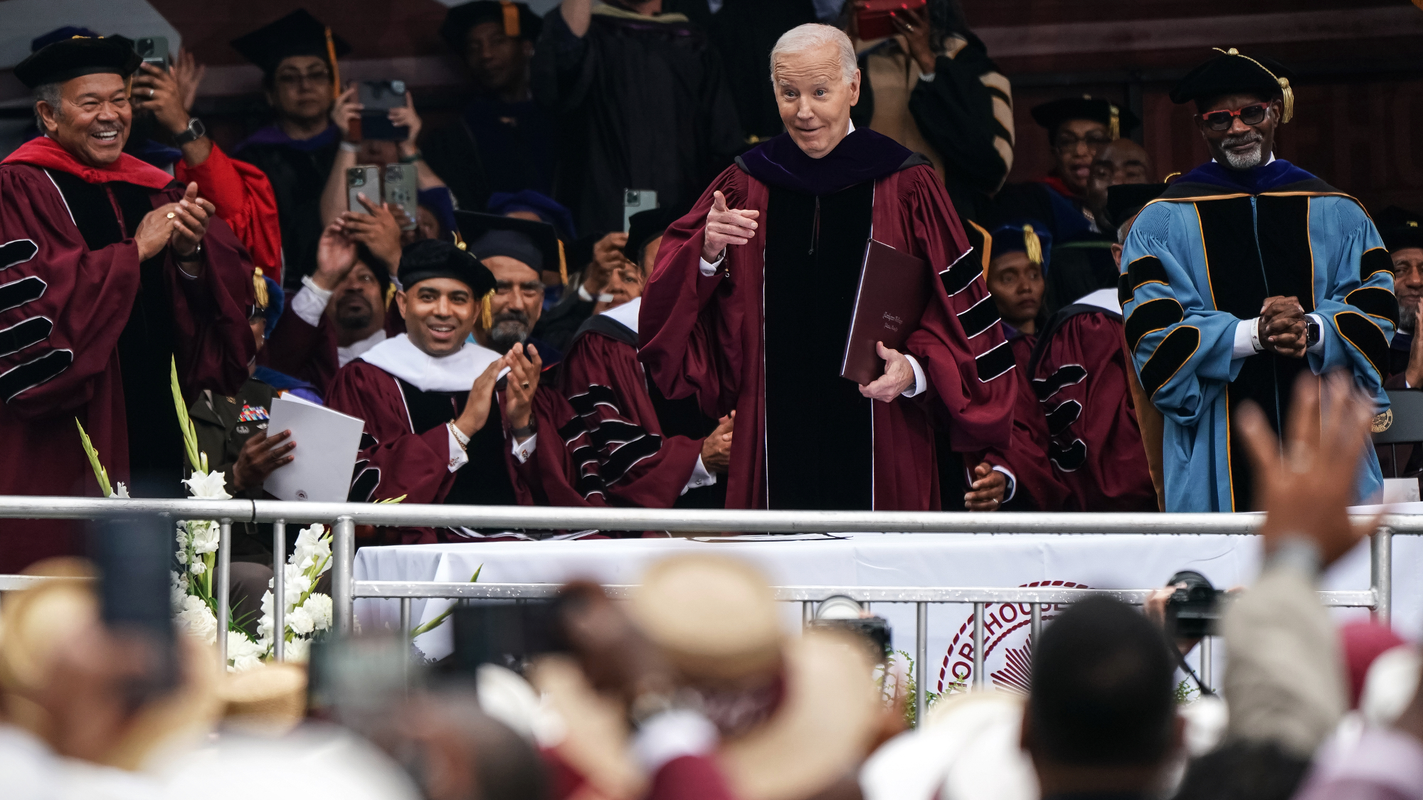 Biden delivers Morehouse graduation speech 
