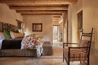 bedroom with flagstones