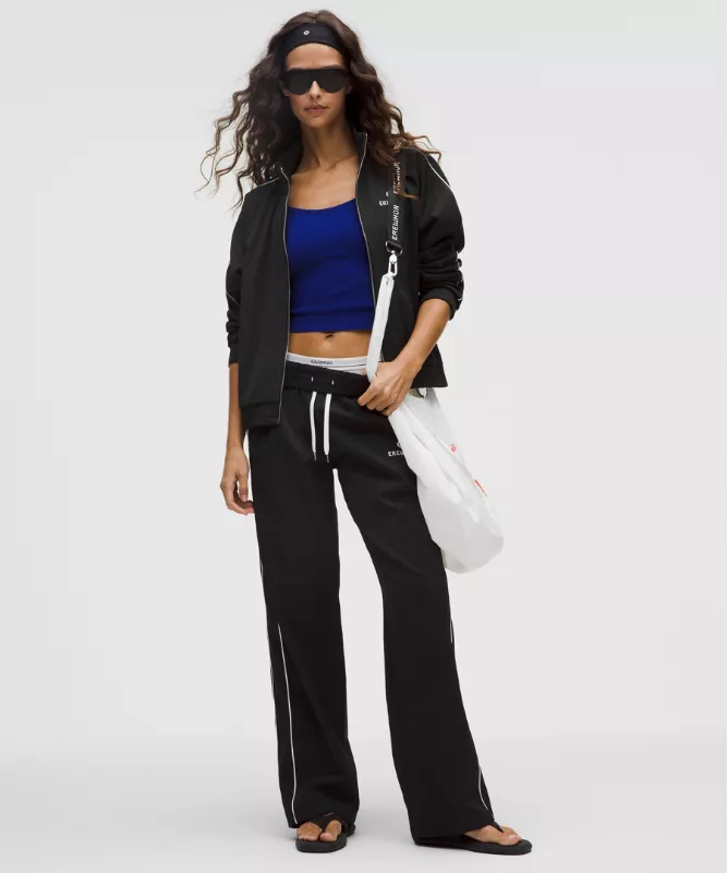 Brentwood High-Rise Track Pant - Black - S