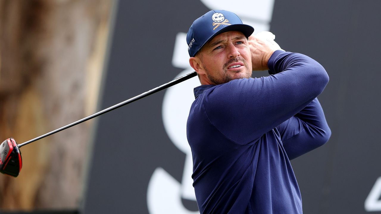 Bryson DeChambeau in action at LIV Golf Adelaide