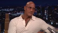 Dwayne Johnson on the Tonight Show starring Jimmy Fallon.