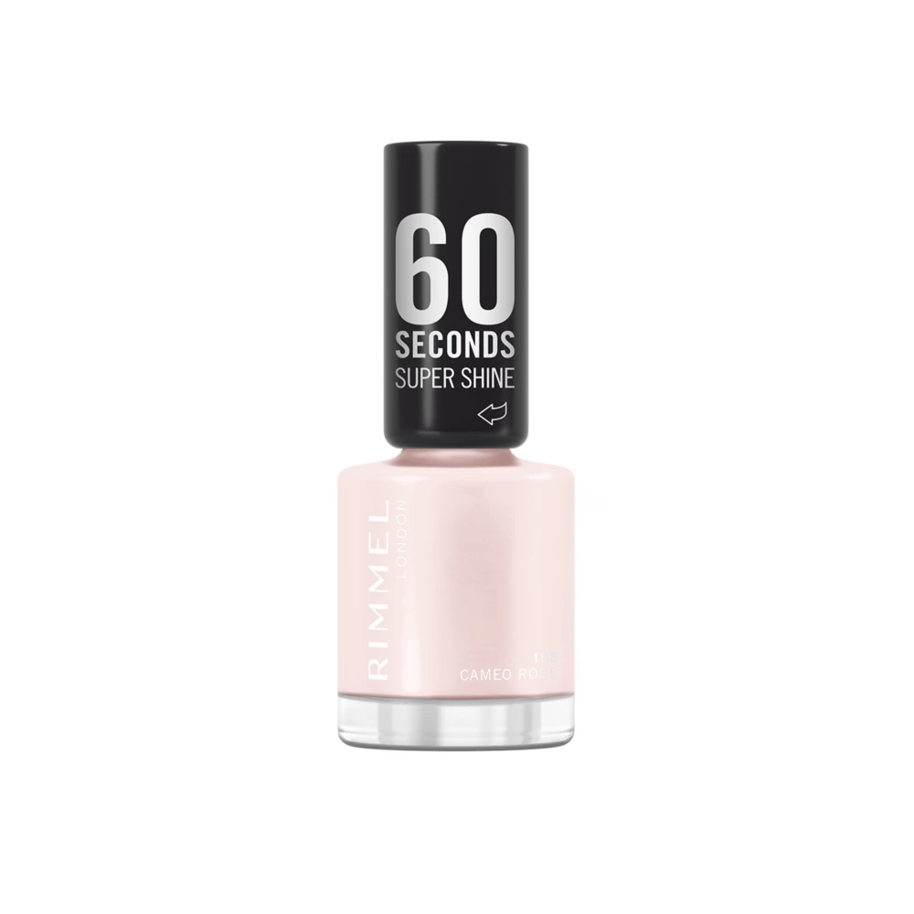 Rimmel 60 Seconds Super Shine Nail Polish 108 Cameo Rose