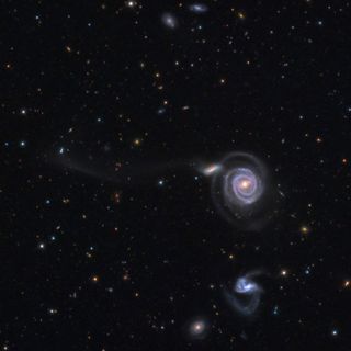 NGC 5754 and NGC 5752 Interacting Galaxies