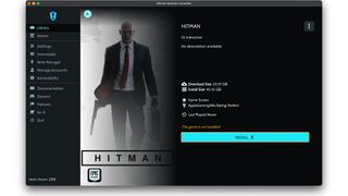 Heroic Games Launcher showing Hitman on macOS