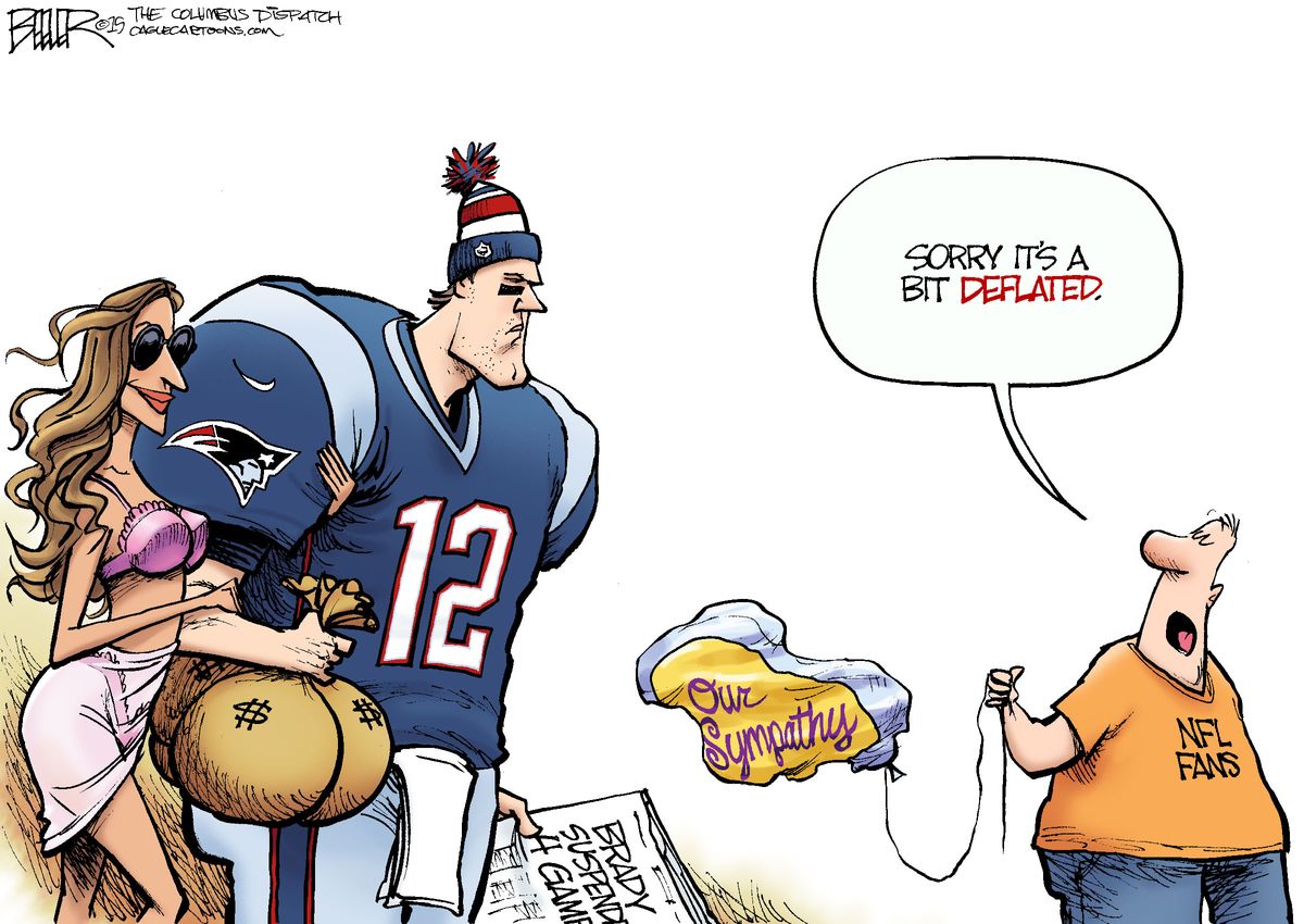 Editorial cartoon U.S. Tom Brady NFL | The Week