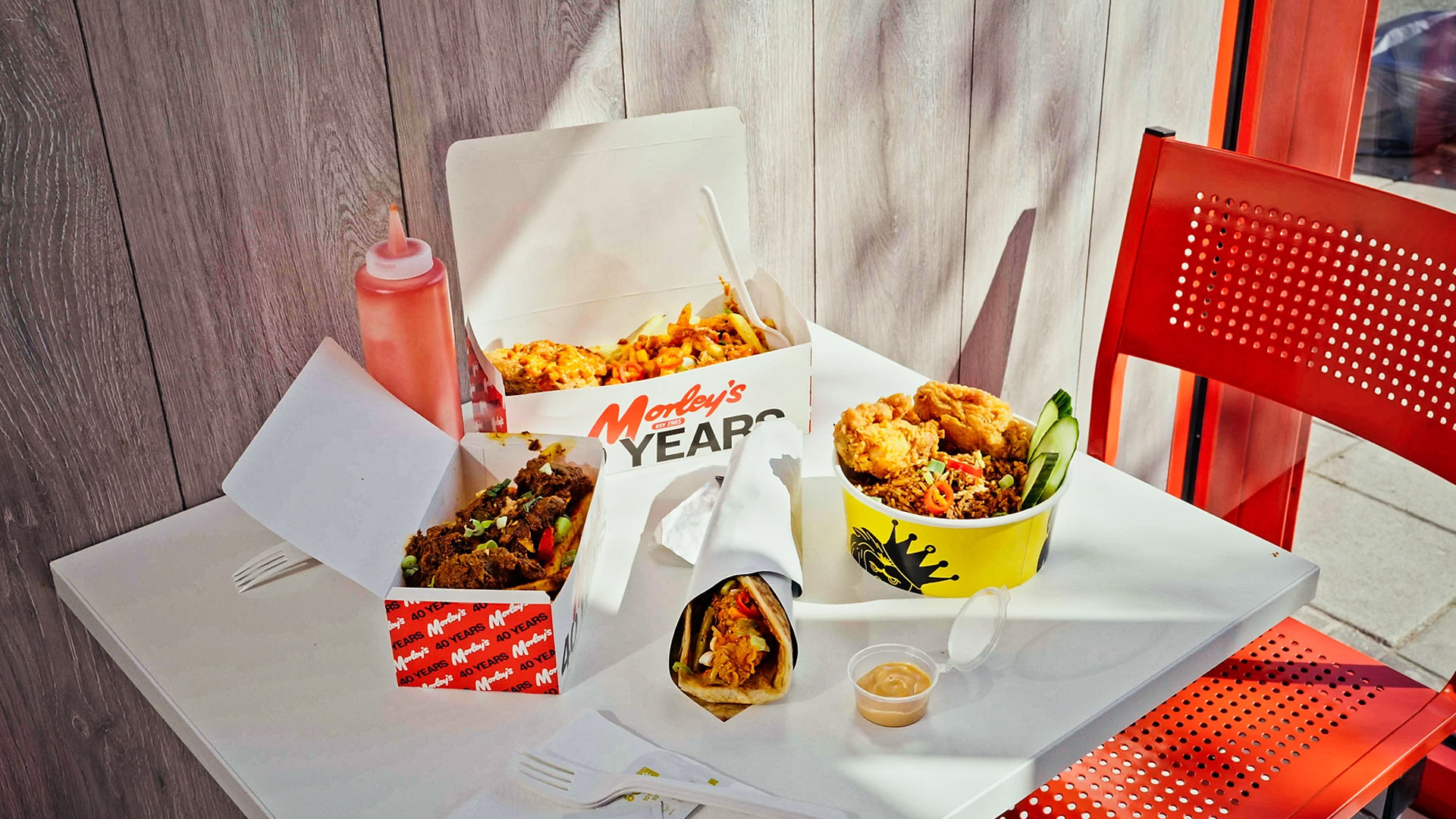 A photo of Bossman Mamak dishes. 