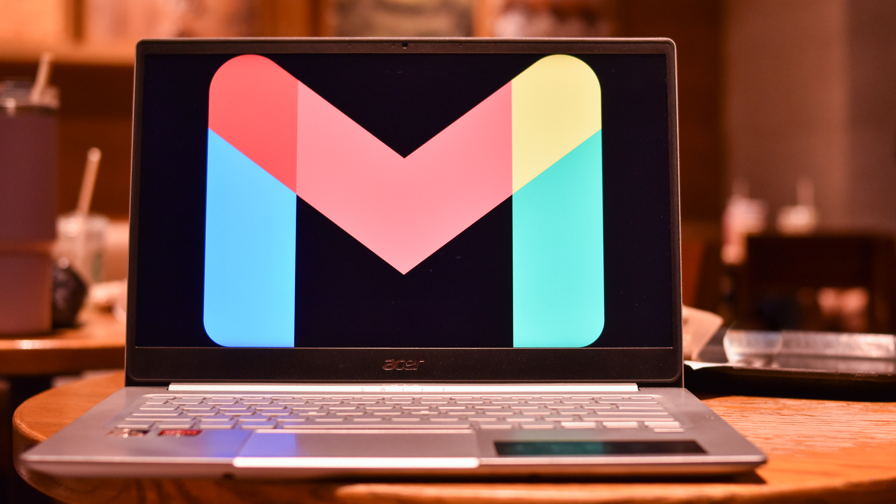 Gmail logo on desktop