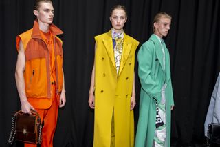 Bright clothing from Berluti's collection