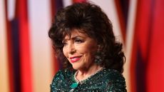 Joan Collins attends the 2024 Vanity Fair Oscar Party Hosted By Radhika Jones at Wallis Annenberg Center for the Performing Arts on March 10, 2024 in Beverly Hills, California