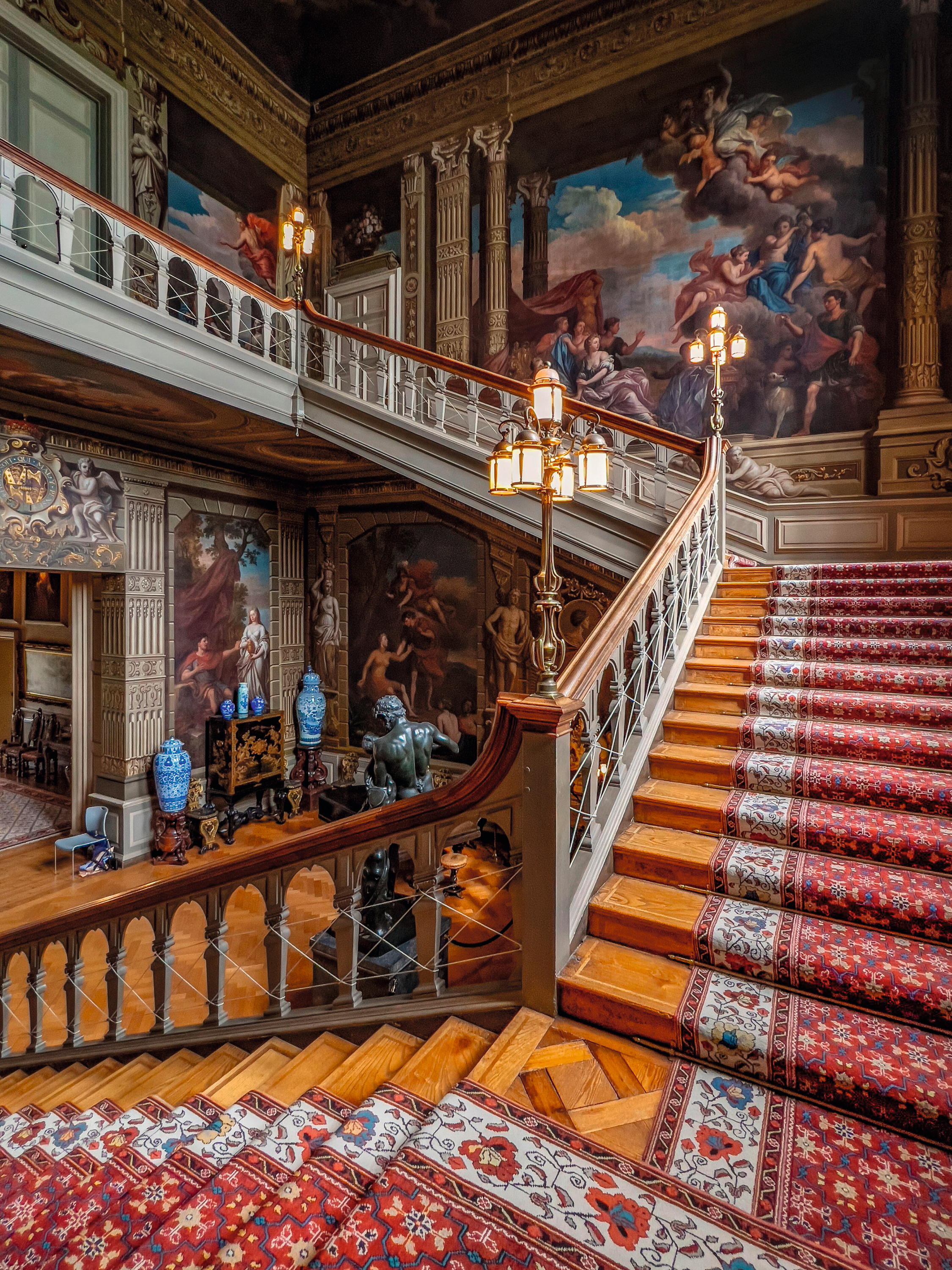 The Grand Staircase at Petworth House in West Sussex