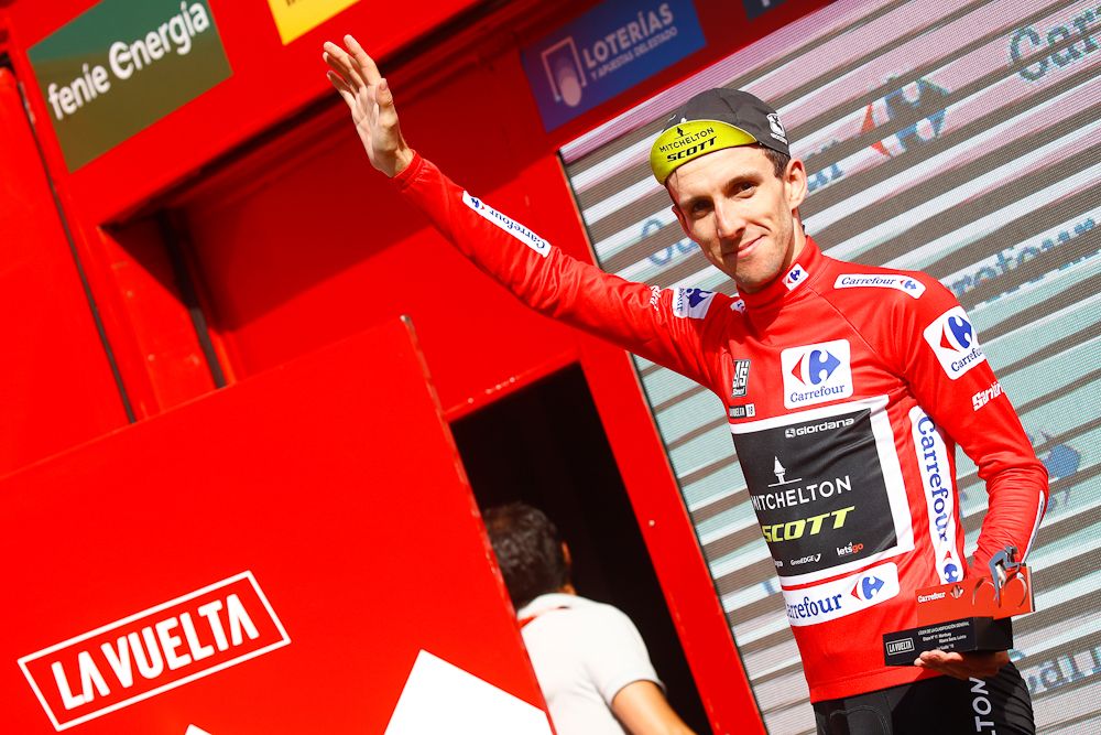 Simon Yates stayed in the red jersey after stage 11 of the Vuelta