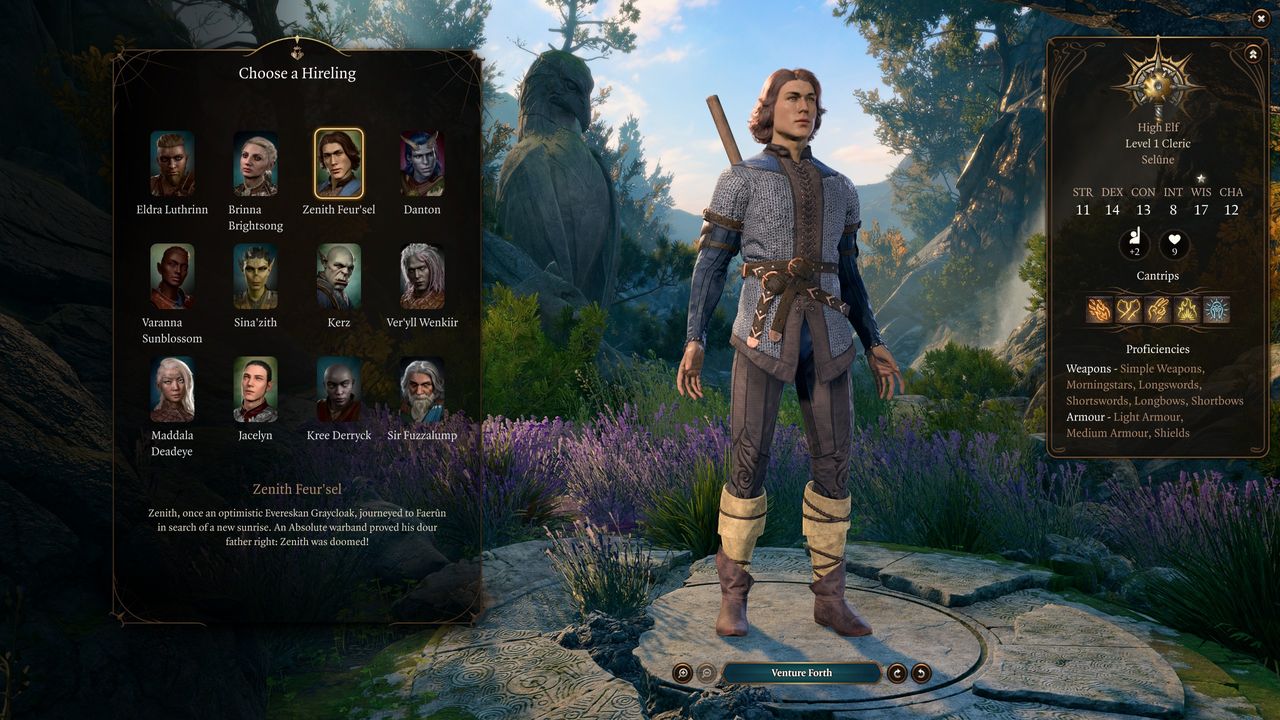 Baldur's Gate 3 hirelings