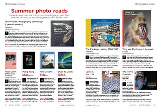 Photo of the summer photo books roundup in the August 2024 issue of Digital Camera magazine