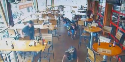 A still from the Twin Peaks restaurant surveillance camera.